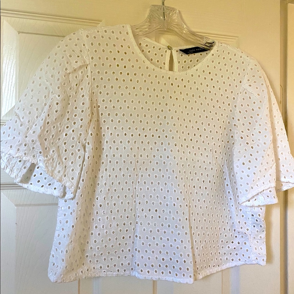 White Zara blouse